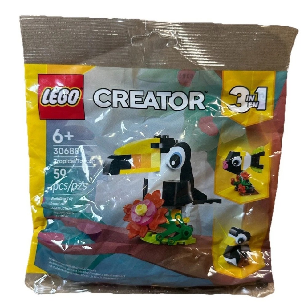 LEGO Creator Tropical Toucan Paper Bag 30688 (SEALED)